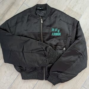 Taylor Swift Black Bomber Jacket